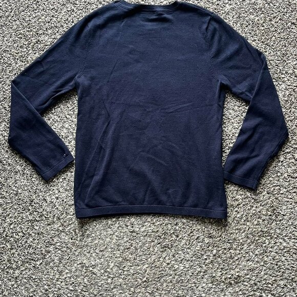 Tommy Hilfiger Navy Blue Dog Lightweight T-Shirt Wmn M Preppy Classic Stylish - Picture 4 of 7